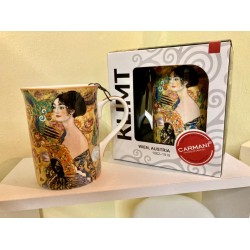Mug - G. Klimt, Signora con ventaglio