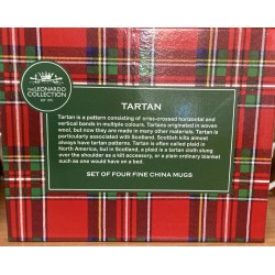 MUGS TARTAN set di 4 tazze