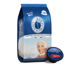 Capsule Borbone Caffè miscela Blu Compatibili con macchine a marchio Nescafé ®* Dolce Gusto ®*