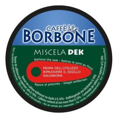 Capsule Borbone Caffè miscela DEK Compatibili con macchine a marchio Nescafé ®* Dolce Gusto ®*