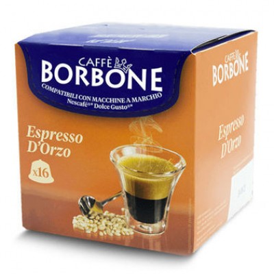 Capsule Borbone Espresso d'Orzo Compatibili con macchine a marchio Nescafé ®* Dolce Gusto ®* 