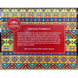 MUGS MAYAN FABRICS set di 4 tazze